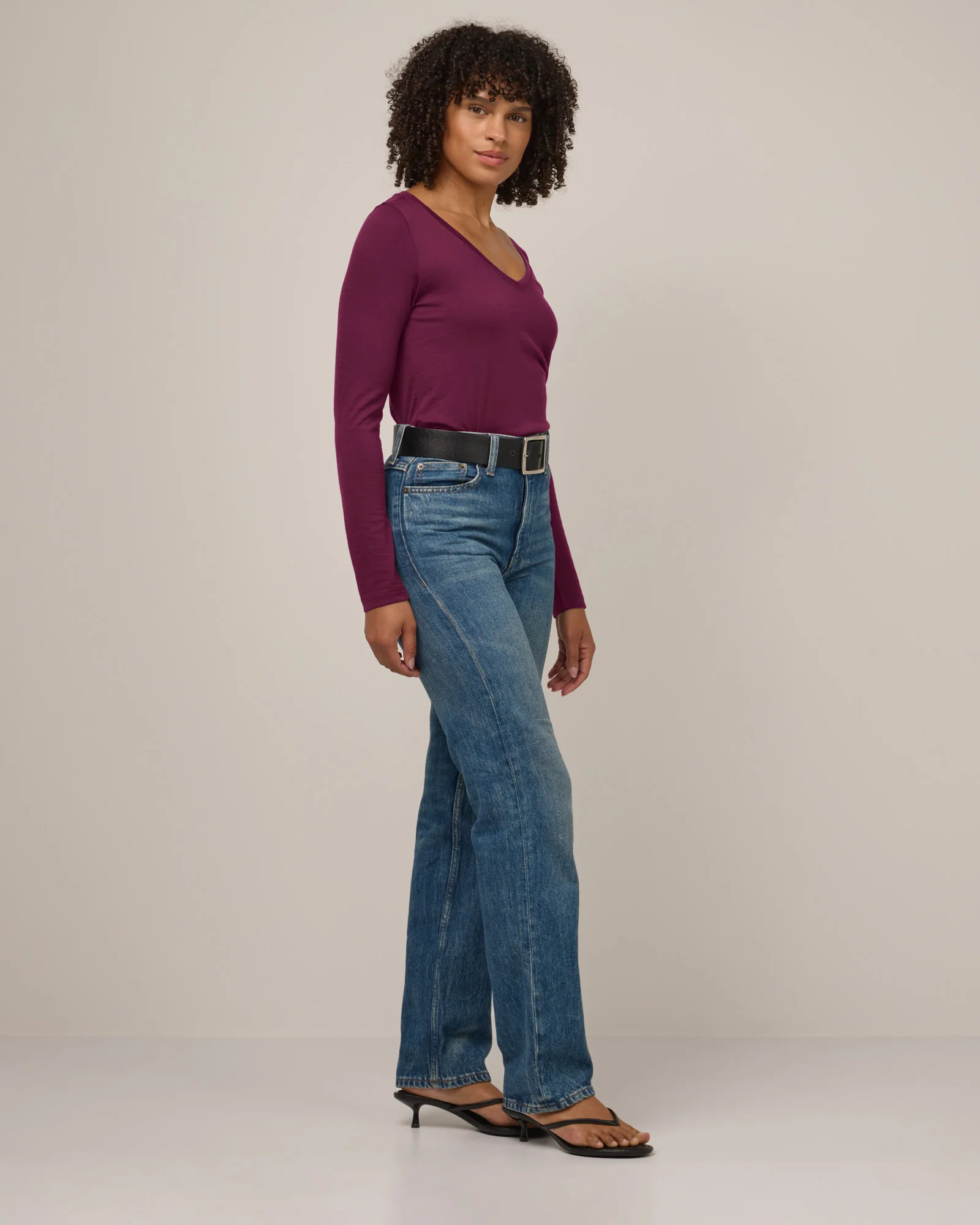 Brenton V Neck Tee - Image 3