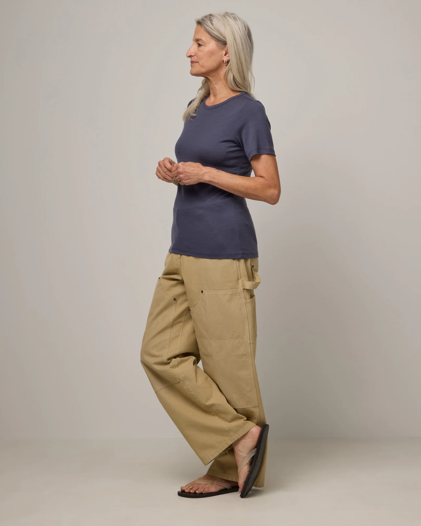 Cara 100% Wool Fitted Tee - Image 3