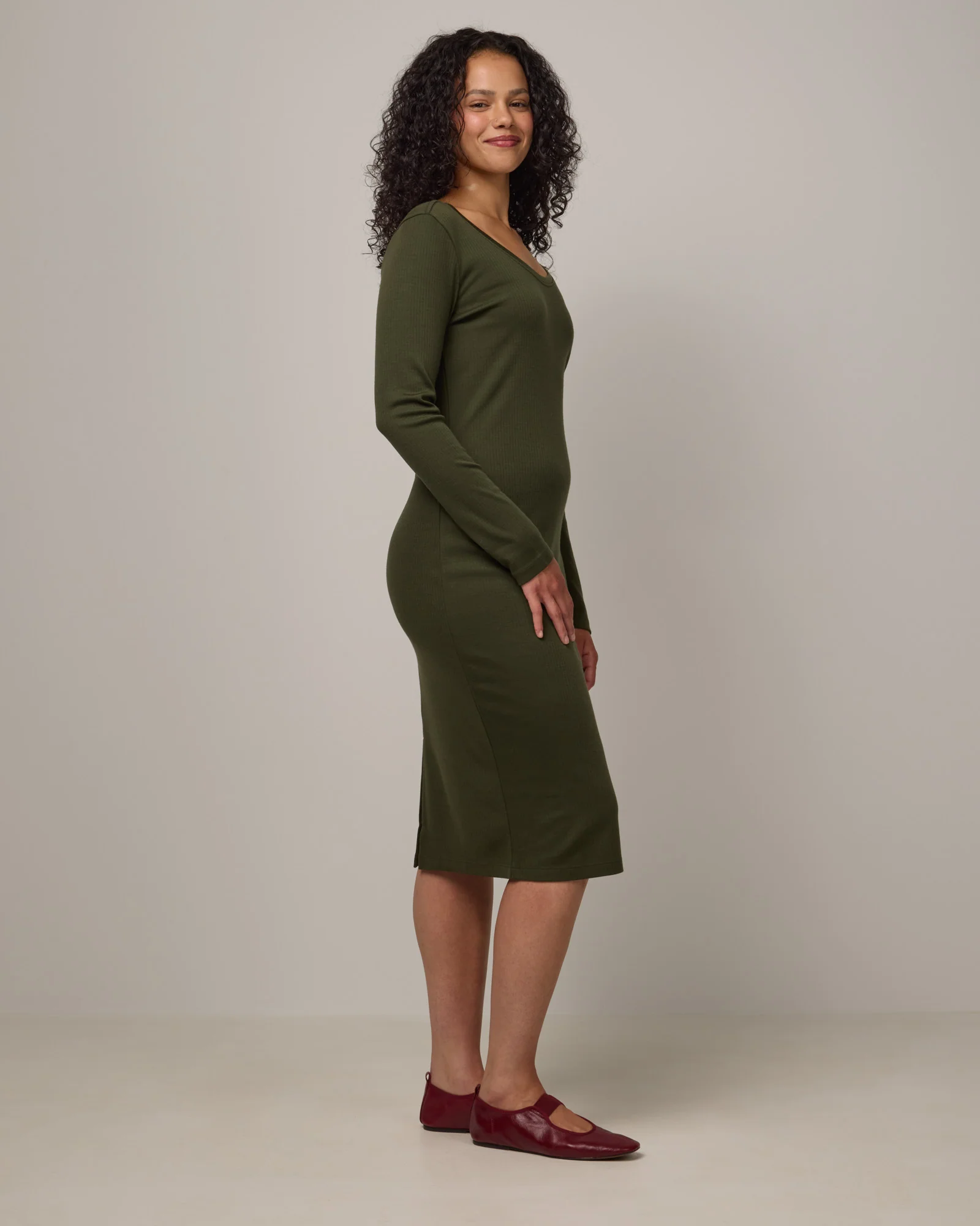 Lex Ribbed Dress - Image 2