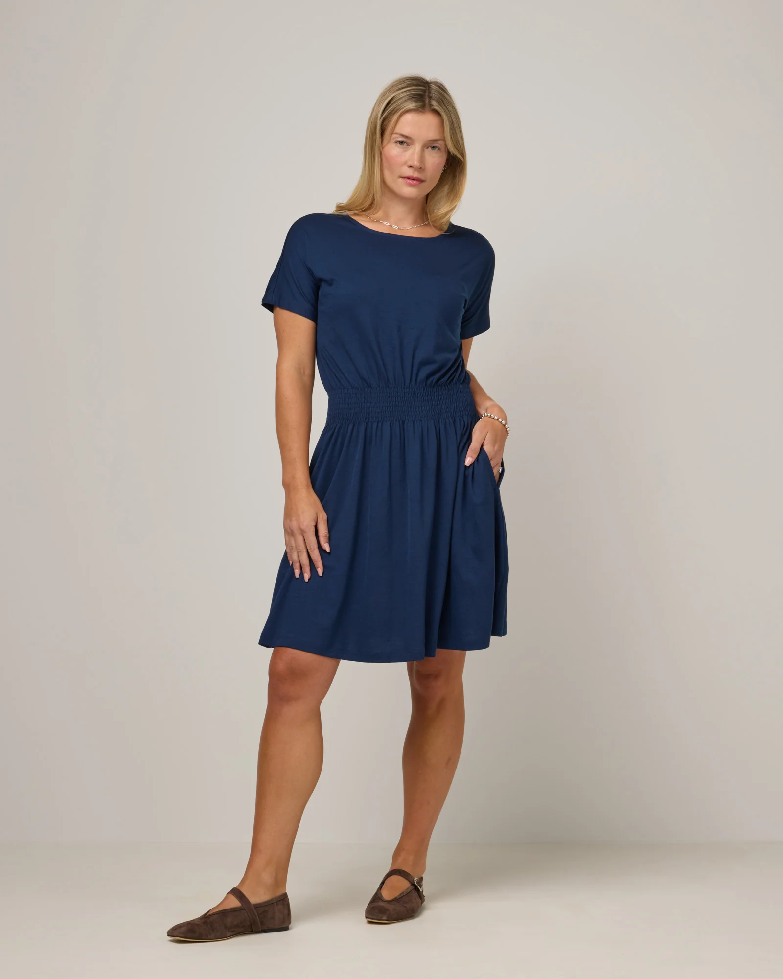 Norma Smocked Waist Dress